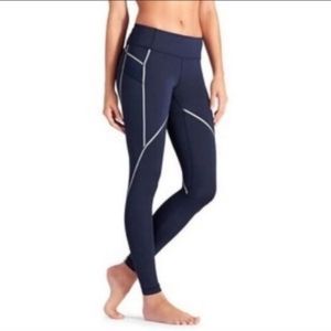 Athleta reflective tights - Navy